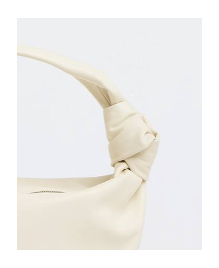 Bottega Veneta Double Knot Handbag In White