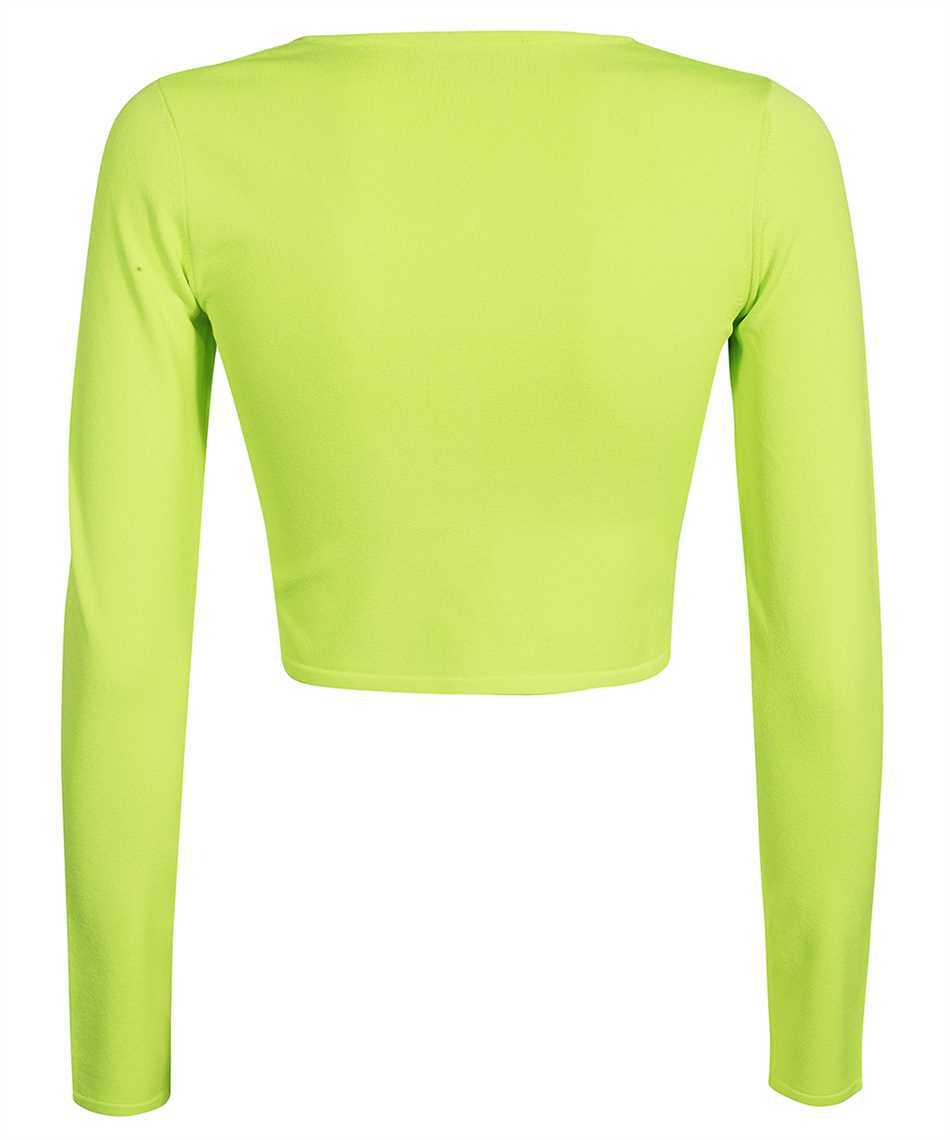Dsquared2 Round Collar And Long-sleeved T-shirt In Yellow