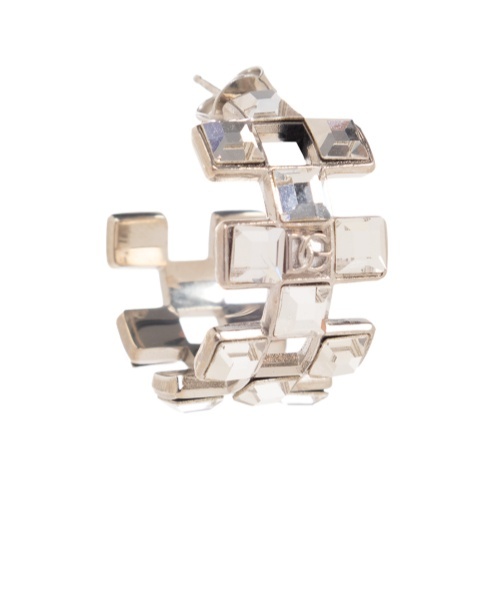 Dolce & Gabbana Crystal-embellished Single Earring In Yellow