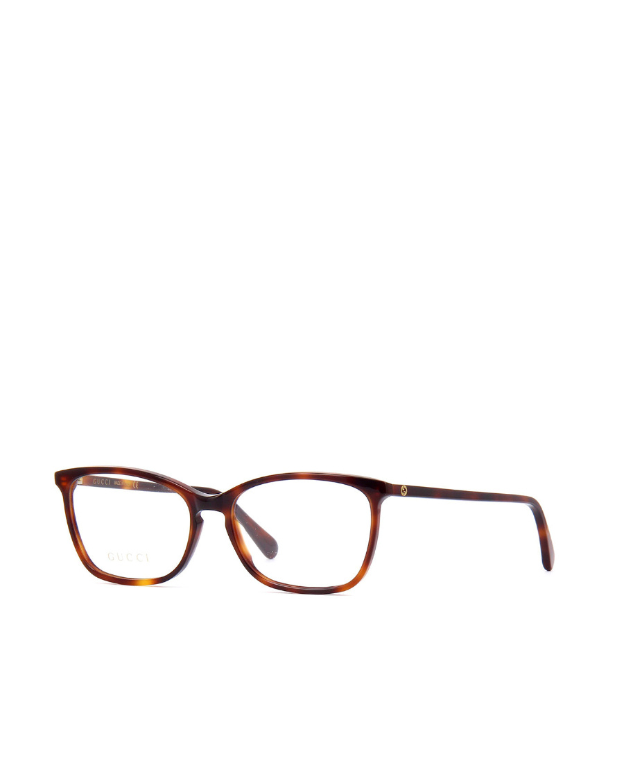 Gucci Tortoiseshell Rimmed Glasses In Brown
