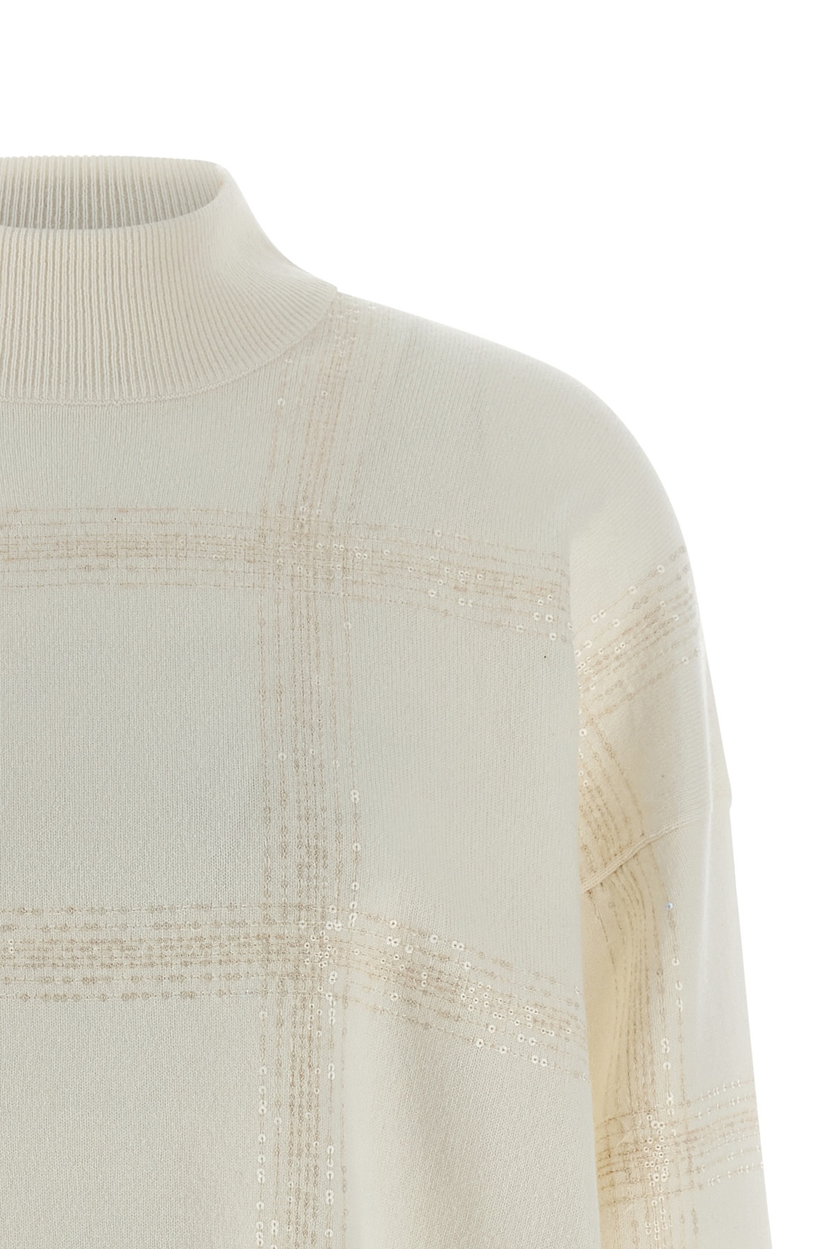 Brunello Cucinelli Long-sleeve Sweater In White