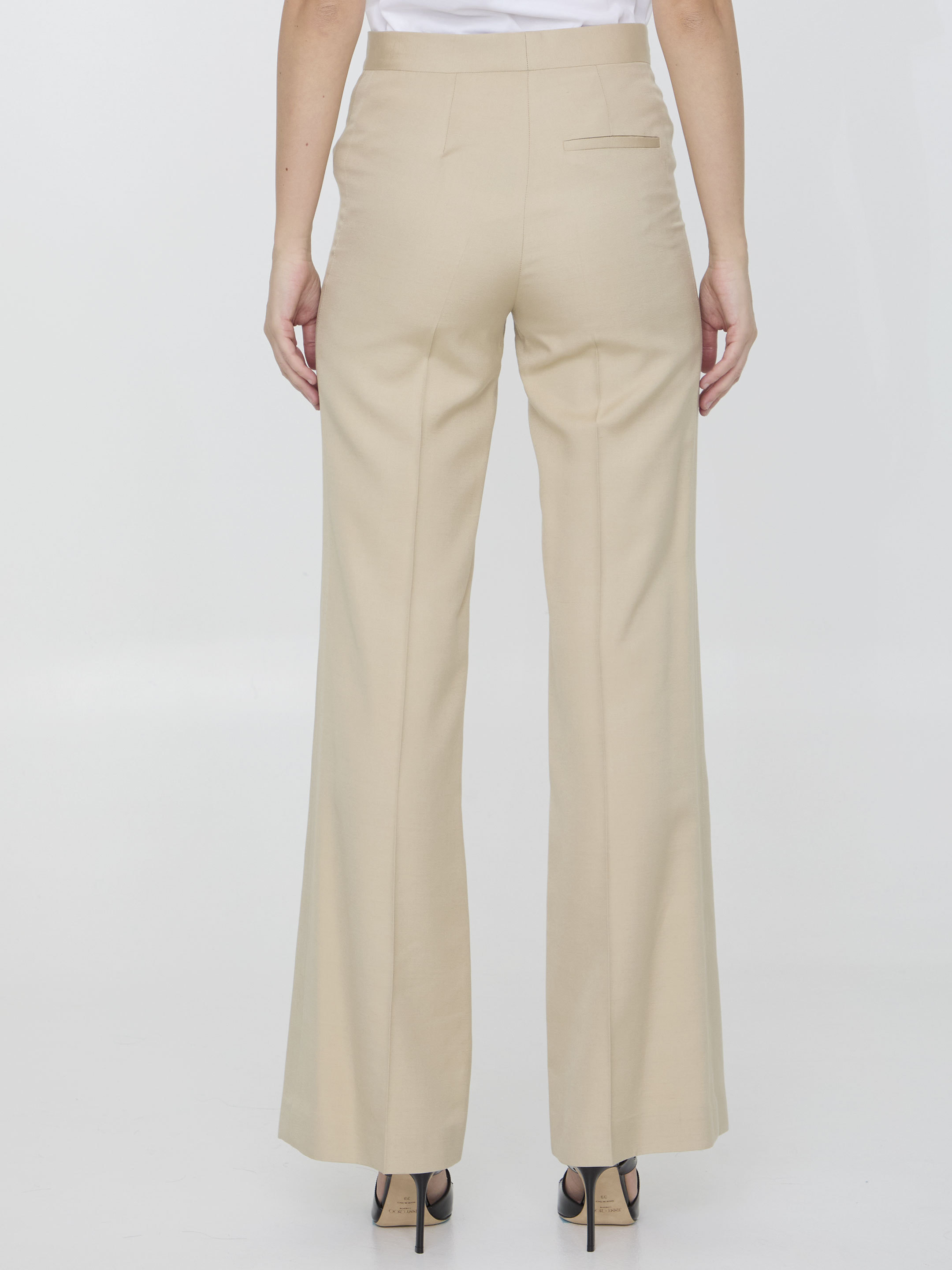 Stella Mccartney Iconic Pants In Neutral