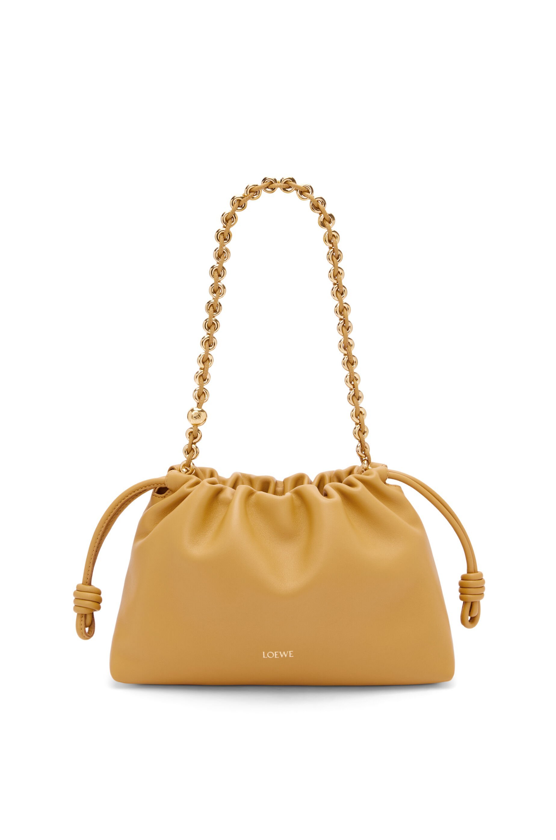 Loewe Flamenco Purse Bag In Mellow Nappa Lambskin In Brown