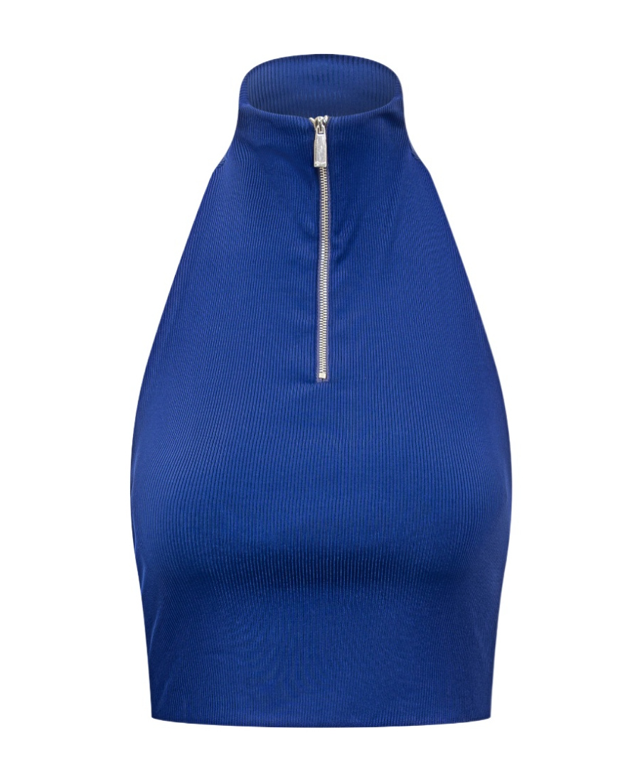 Off-white Sleeveless Top In Blue