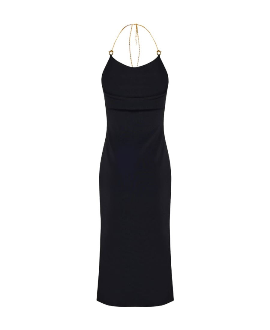 Bottega Veneta Stretch Viscose Dress In Black