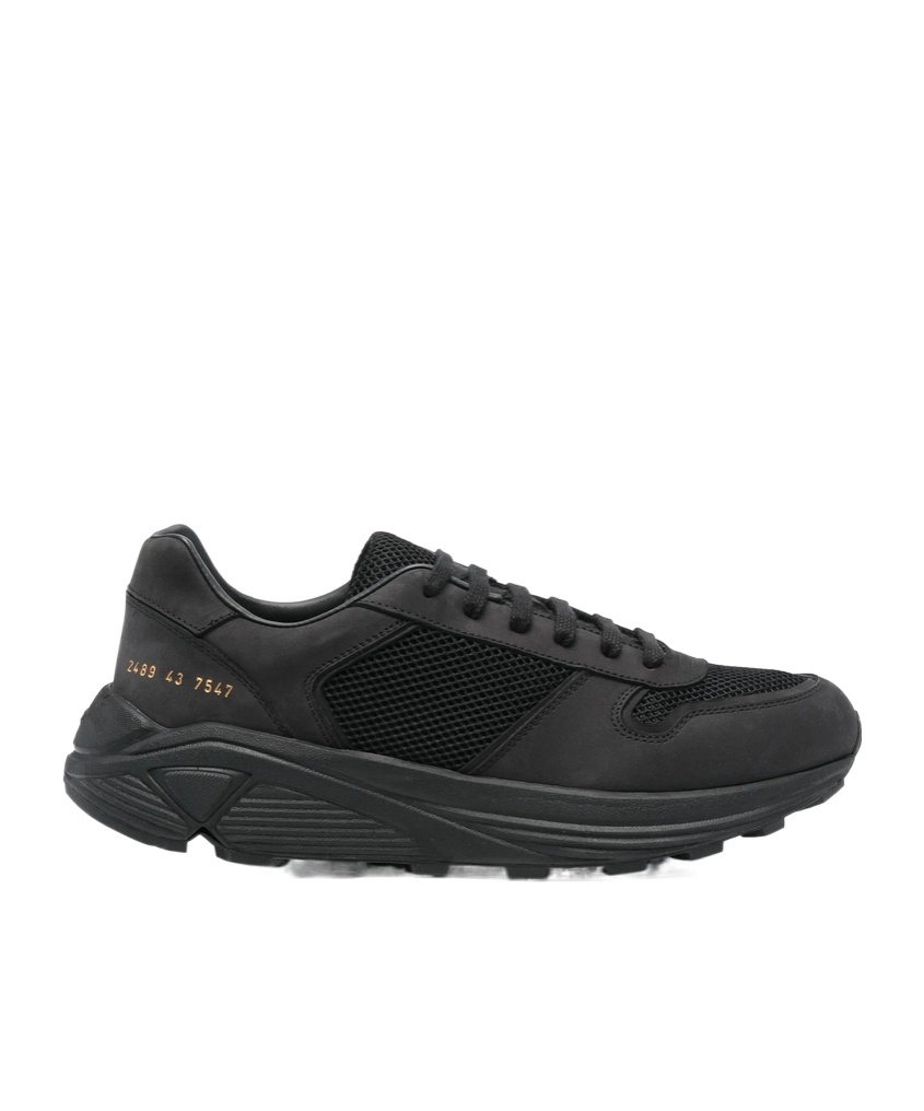 Common Projects Leather Sneakers In Black