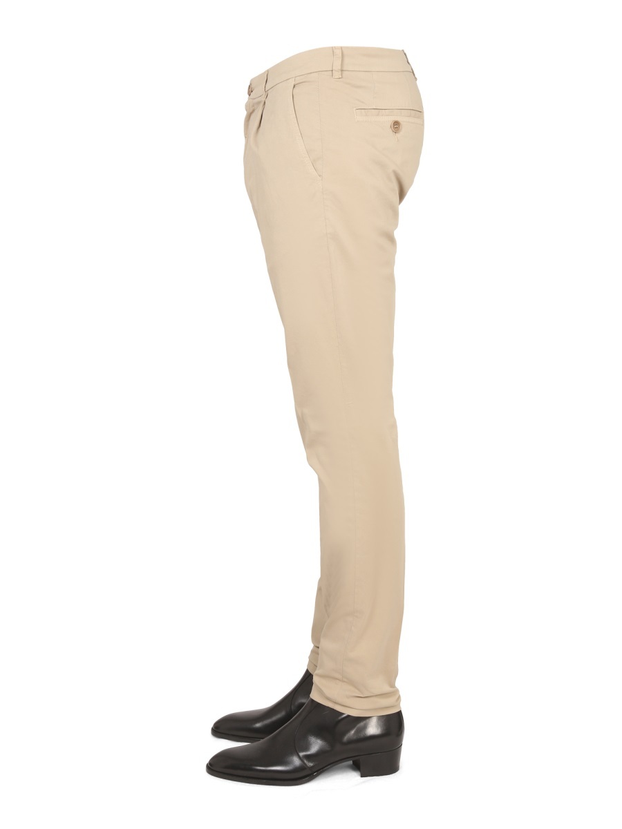 ASPESI PLEAT-DETAIL STRAIGHT-LEG TROUSERS