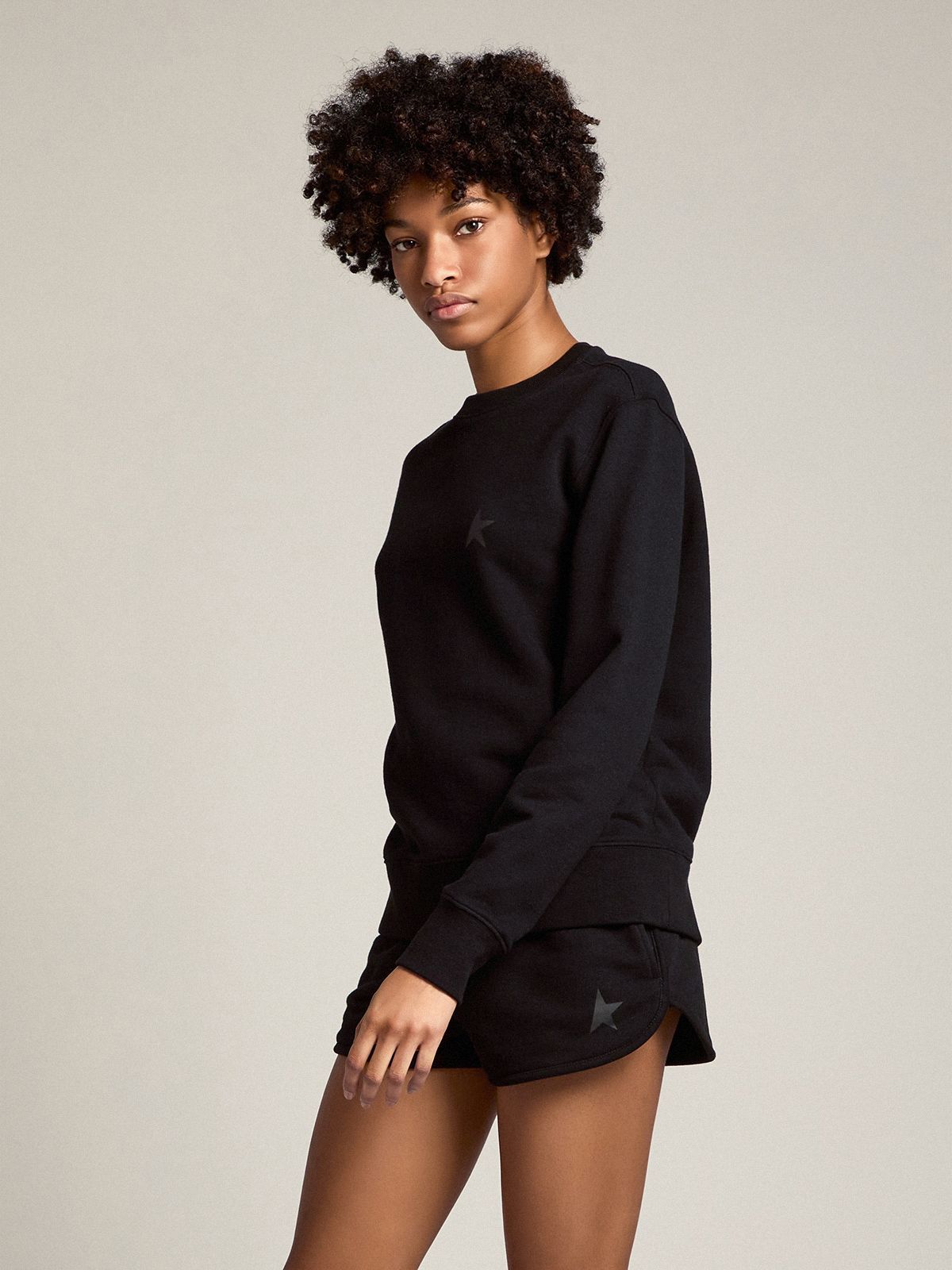 Golden Goose Elasticated Short-shorts In Black