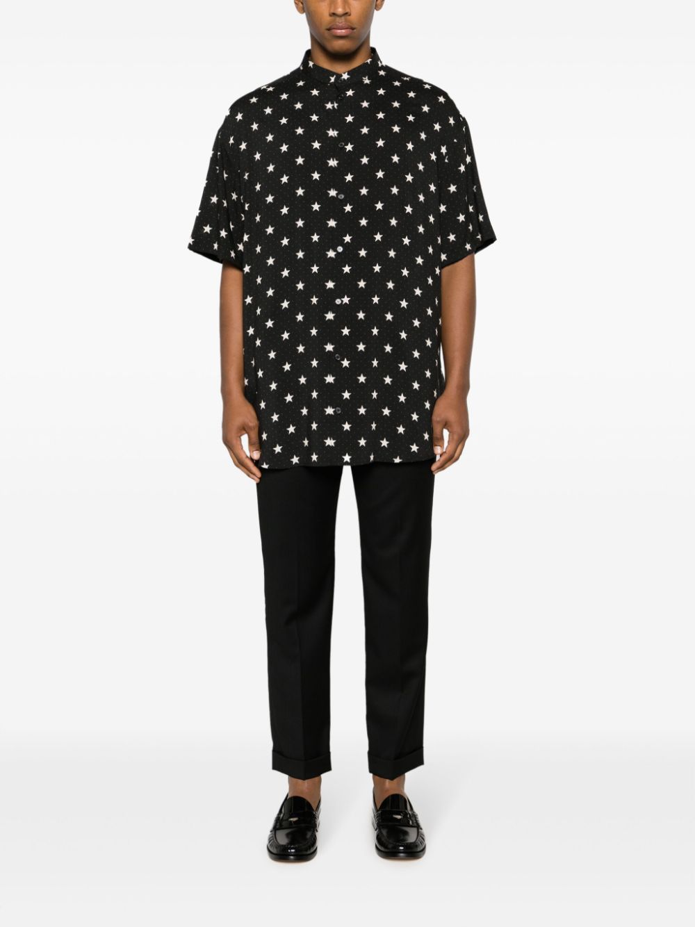 Balmain Pleated Wool Tailored Trousers In Black