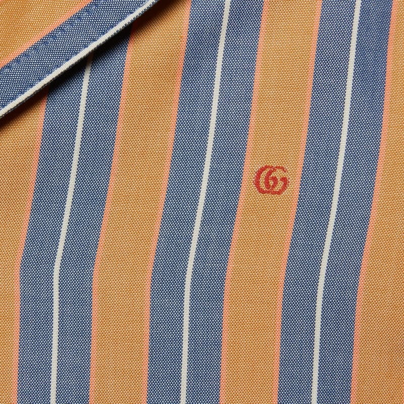 GUCCI GUCCI KIDS STRIPED OXFORD SHIRT