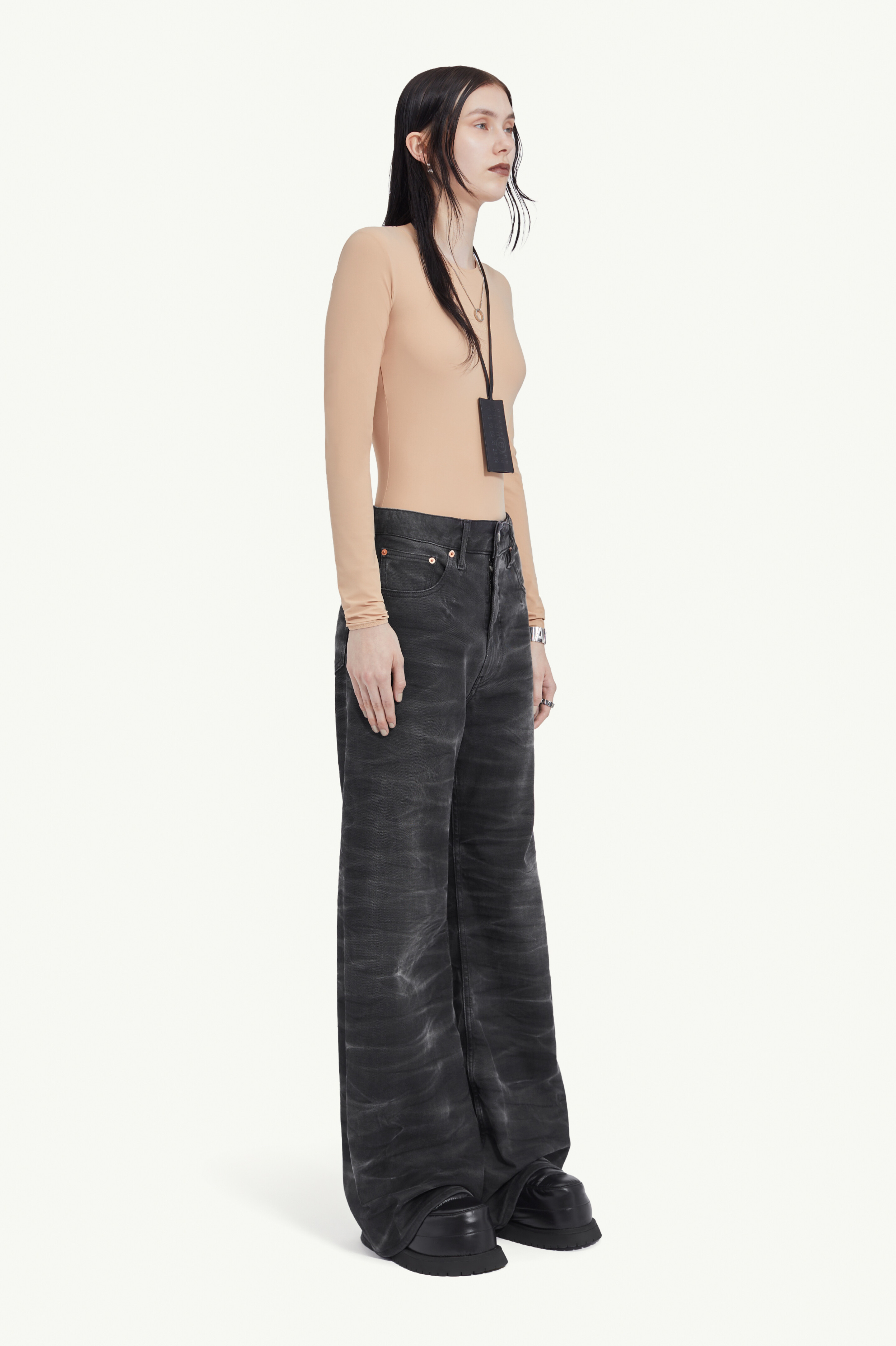 MM6 MAISON MARGIELA OVERSIZED CREASE JEANS