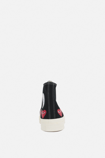 Comme Des Garçons Play X Converse Comme Des Garcons Play Converse Sneakers Black In White