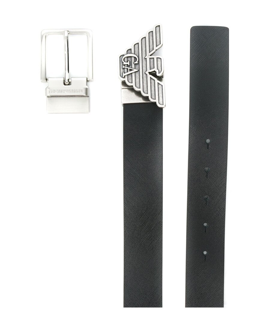 EMPORIO ARMANI EMPORIO ARMANI REVERSIBLE INTERCHANGEABLE-BUCKLE BELT