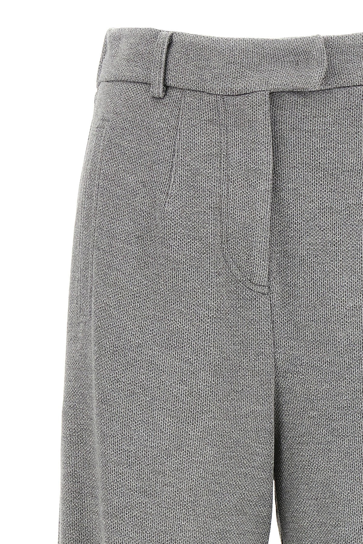 Brunello Cucinelli Trousers With Belt Loops And Pockets In Gray