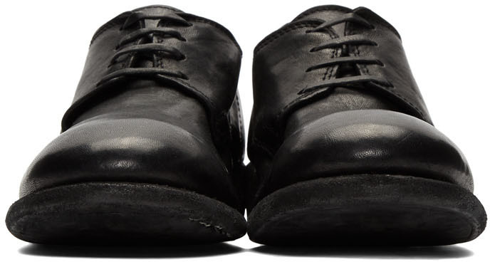 Guidi 992 Horse Derby Shoes In Black