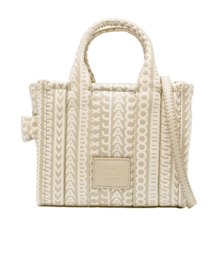 Marc Jacobs The Monogram Micro Tote Bag In Nude