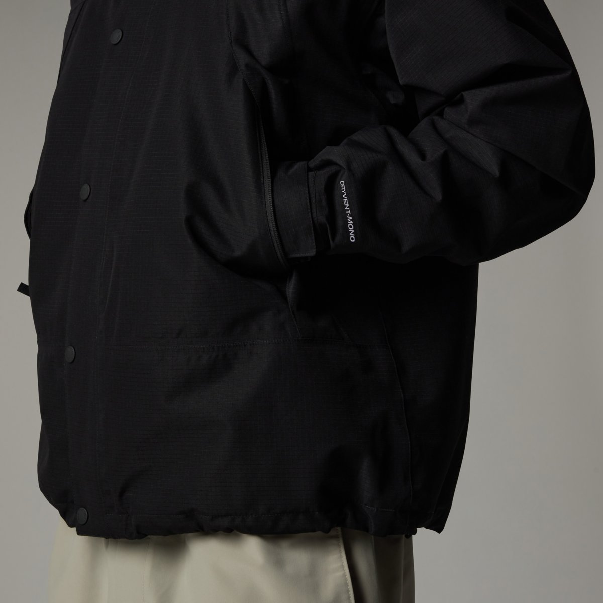 Shop The North Face Dryvent Mono Jacket In Black