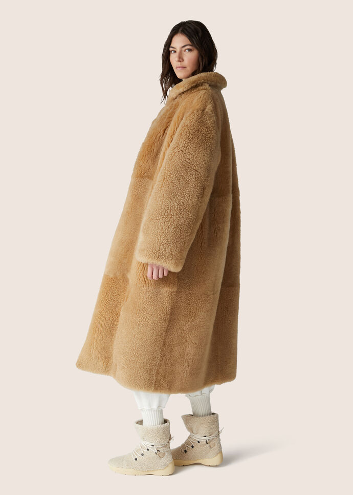 Loro Piana Long-sleeved Side Pocket Coat In Brown