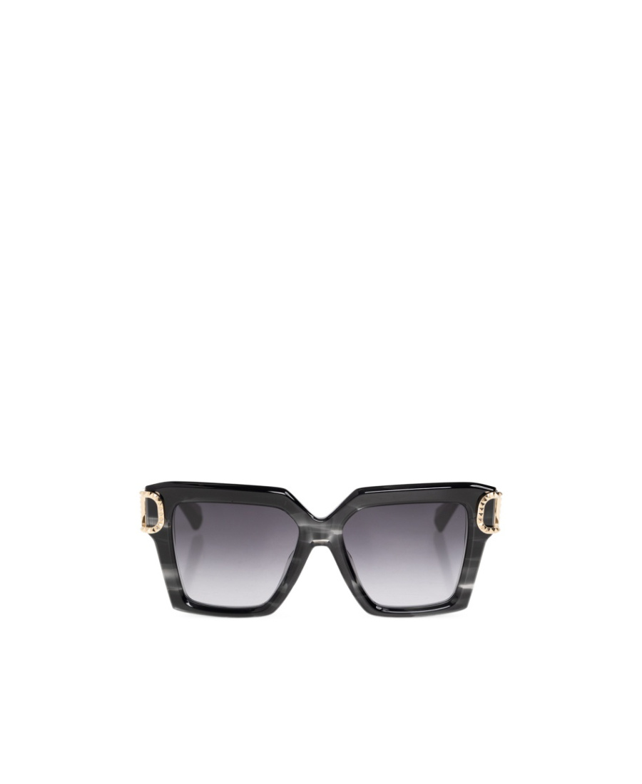 Valentino Eyewear Butterfly Frame Sunglasses In Gray