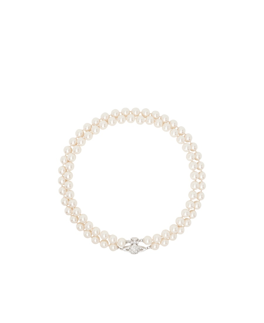 Vivienne Westwood Pearl Necklace In White