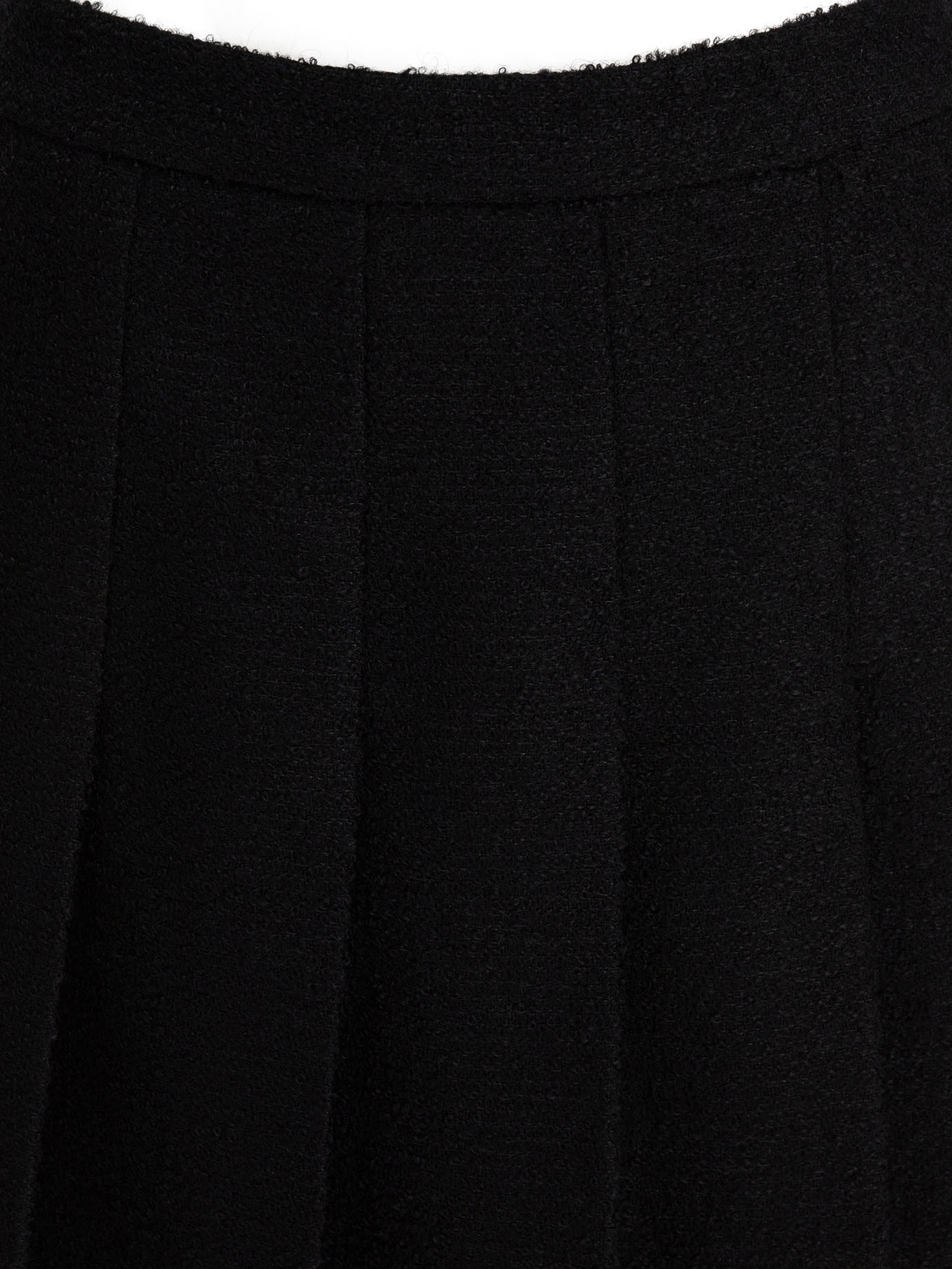 Celine Pleated Skirt In Black
