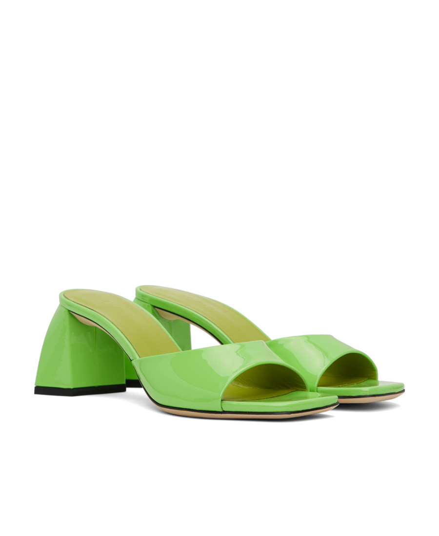 By Far Romy High-heeled Sandals In Green
