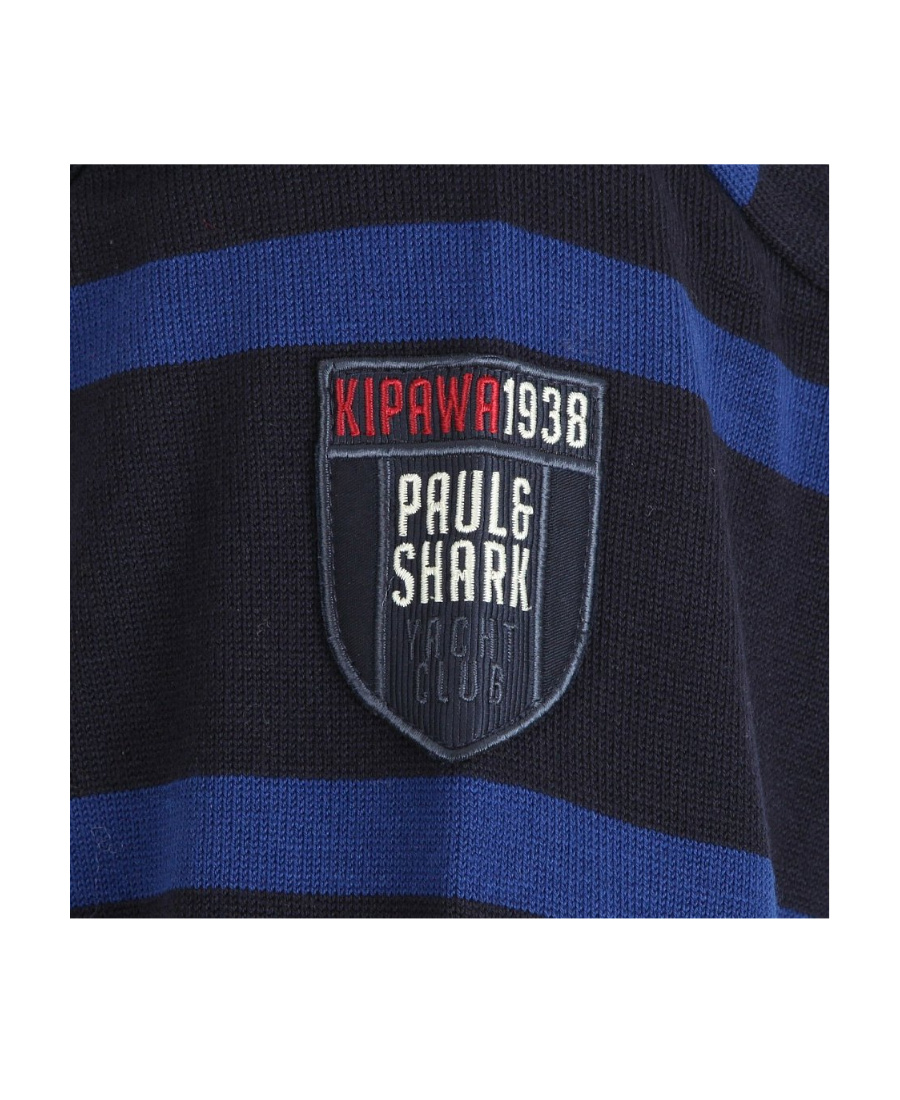 Paul & Shark Striped Pullover In Black