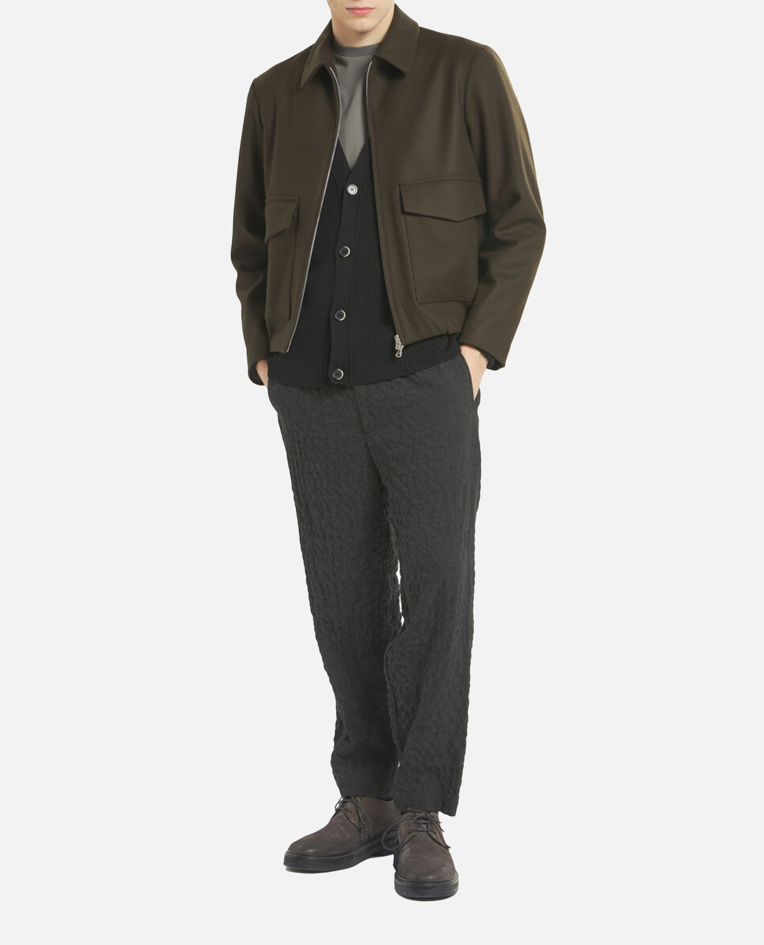 Barena Venezia Collared Zip-fastening Jacket In Brown