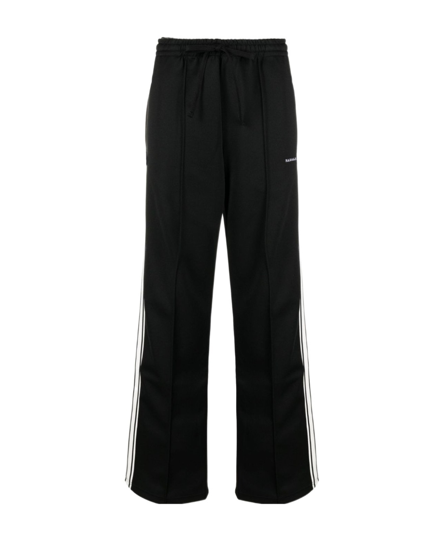 P.a.r.o.s.h Logo-embroidered Drawstring Track Pants In Black
