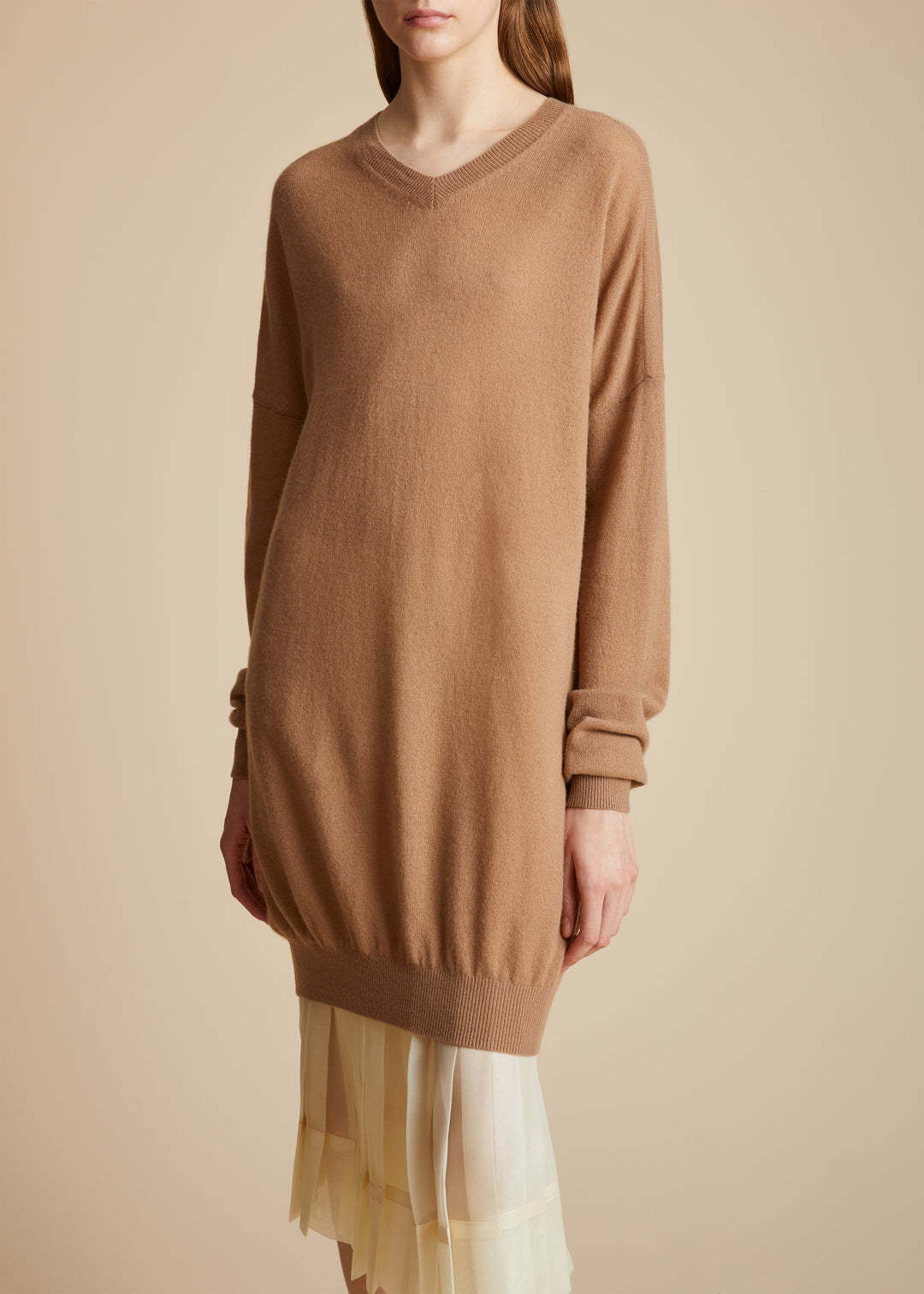 Khaite Marano Cashmere Jumper In Nude