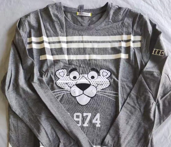 Iceberg Printed Long-sleeved T-shirt In Black