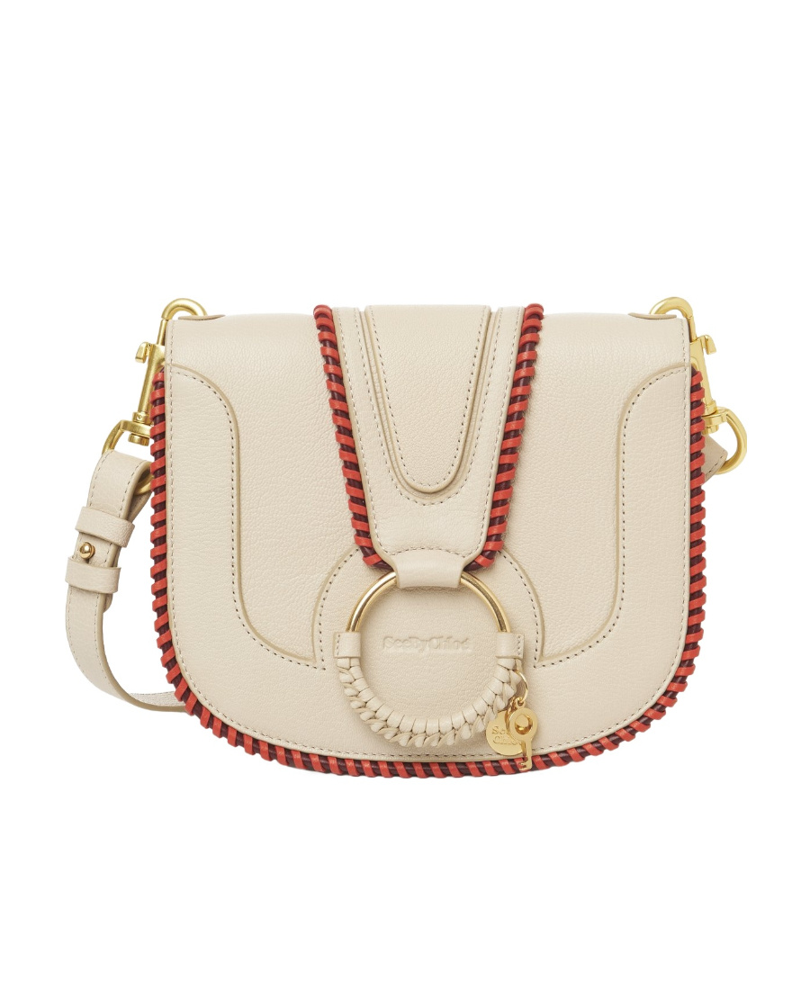 See By Chloé Logo Shoulder Bag In Nude