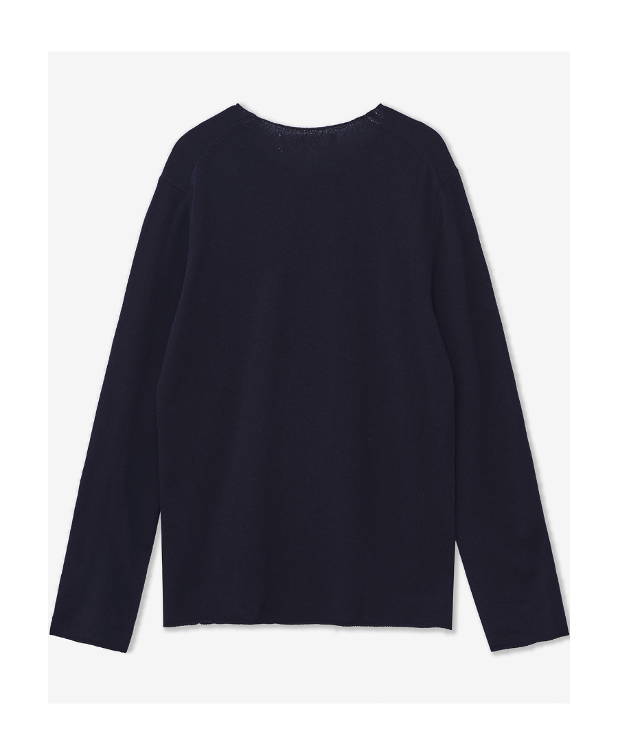 Comme Des Garçons Play Red Heart Wapen Wool Knitted Pullover