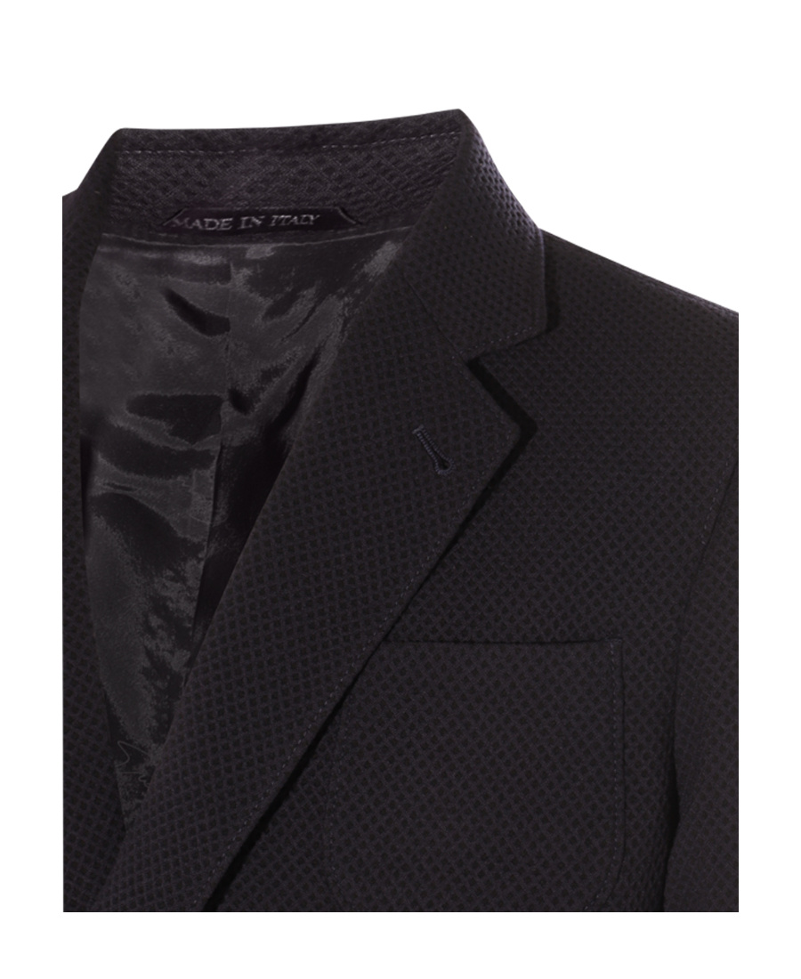 Giorgio Armani Upton Double-breasted Blazer In Black