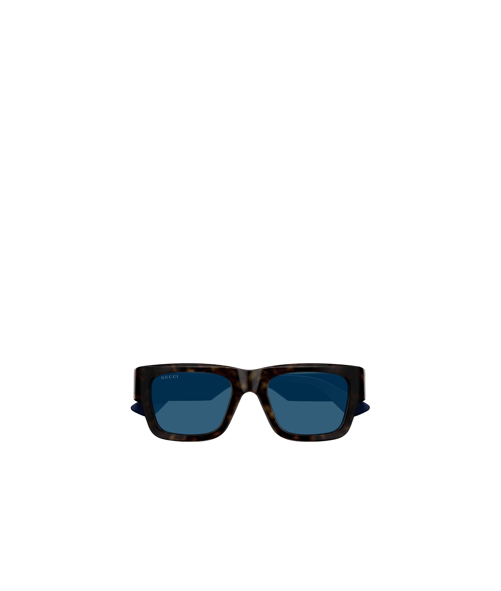 Gucci Geometric Frame Sunglasses In Blue