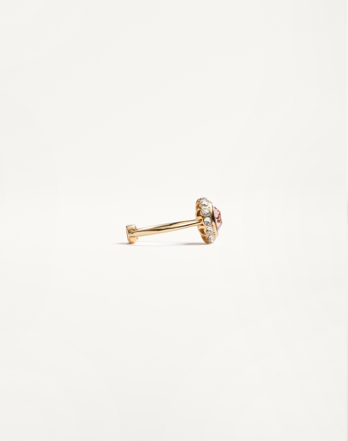 Valentino Vlogo Ring Mit Kristallen In Gold