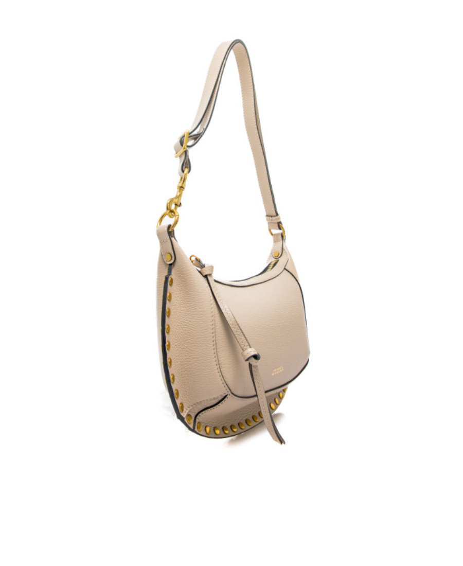 Isabel Marant Oskan Moon Shoulder Bags Beige In Nude