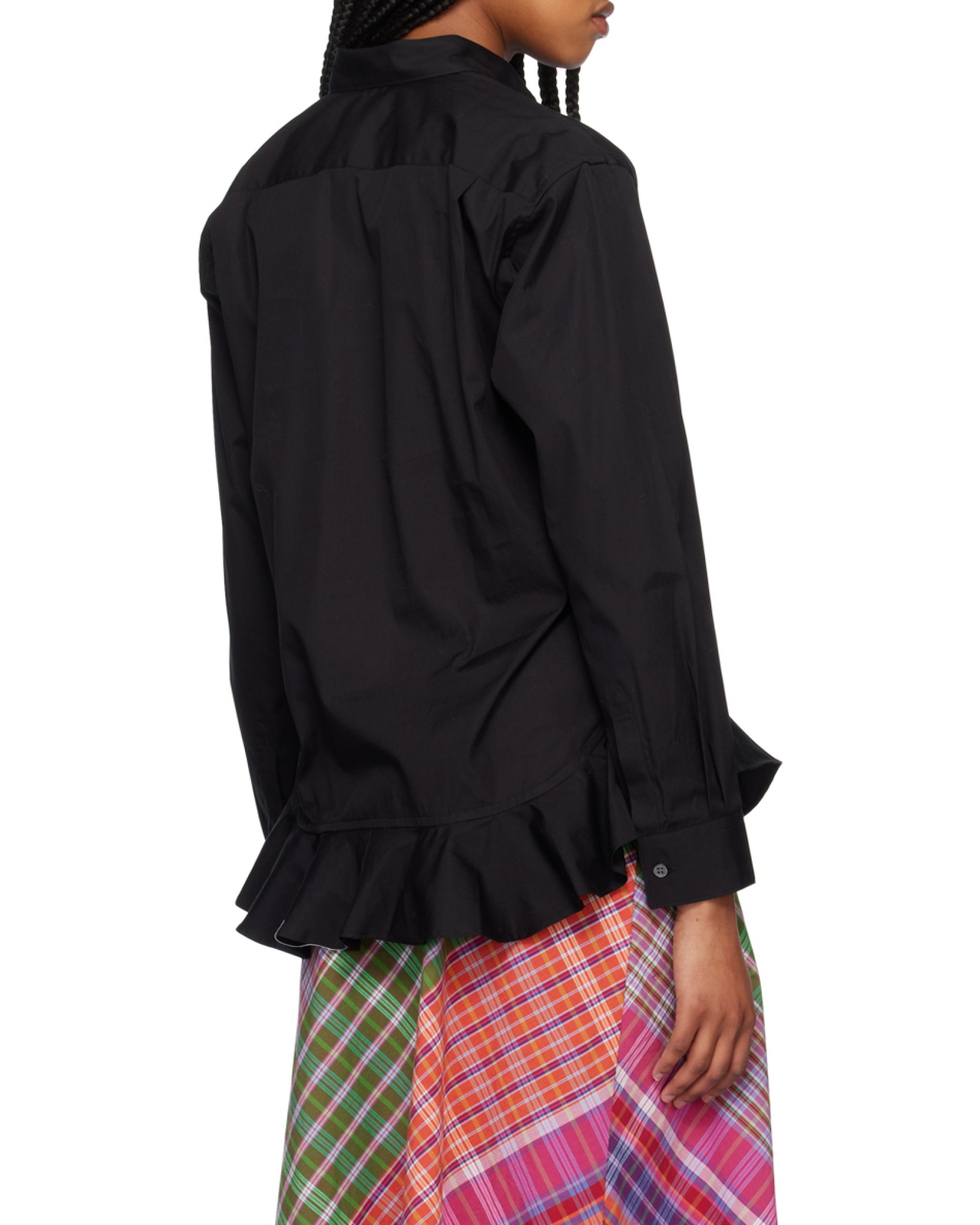 COMME DES GARÇONS LAPEL LONG-SLEEVED SHIRT 