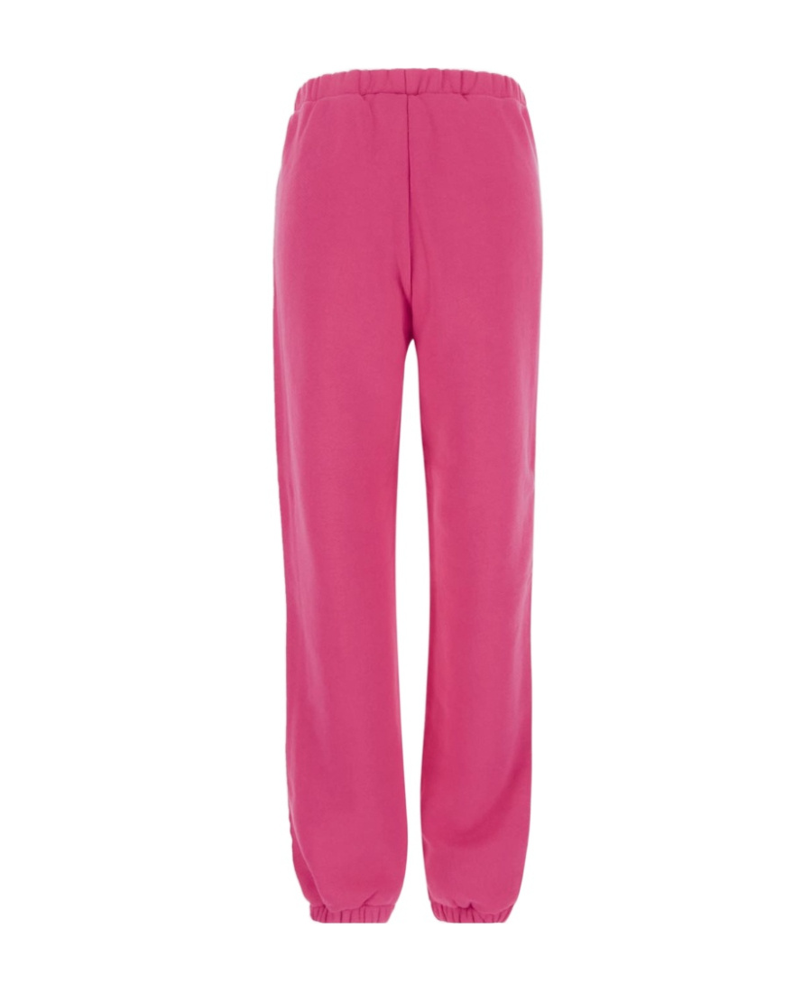Palm Angels Logo-print Cotton Track Pants In Pink