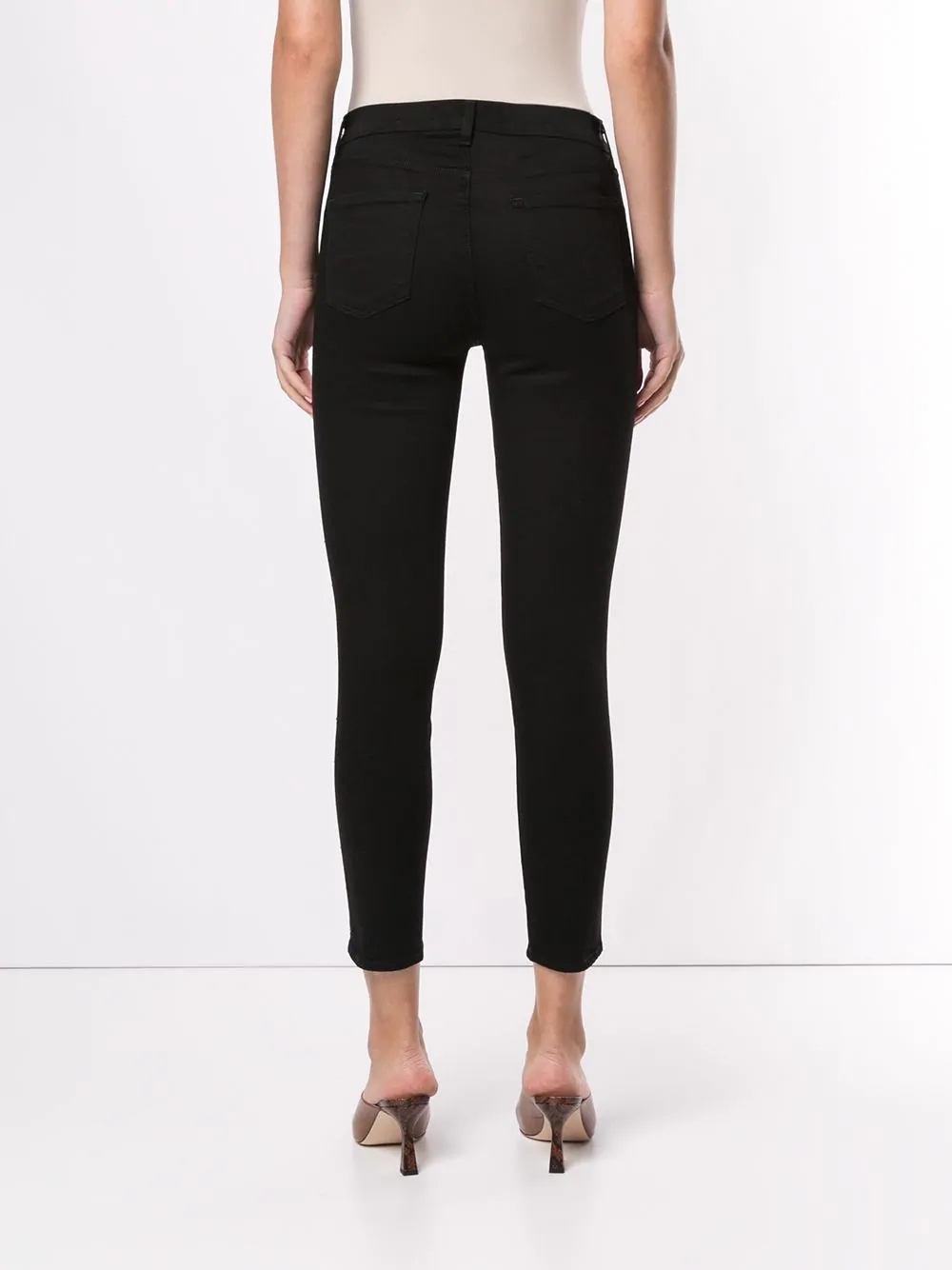 J Brand Riveted Skinny Jeans In Black