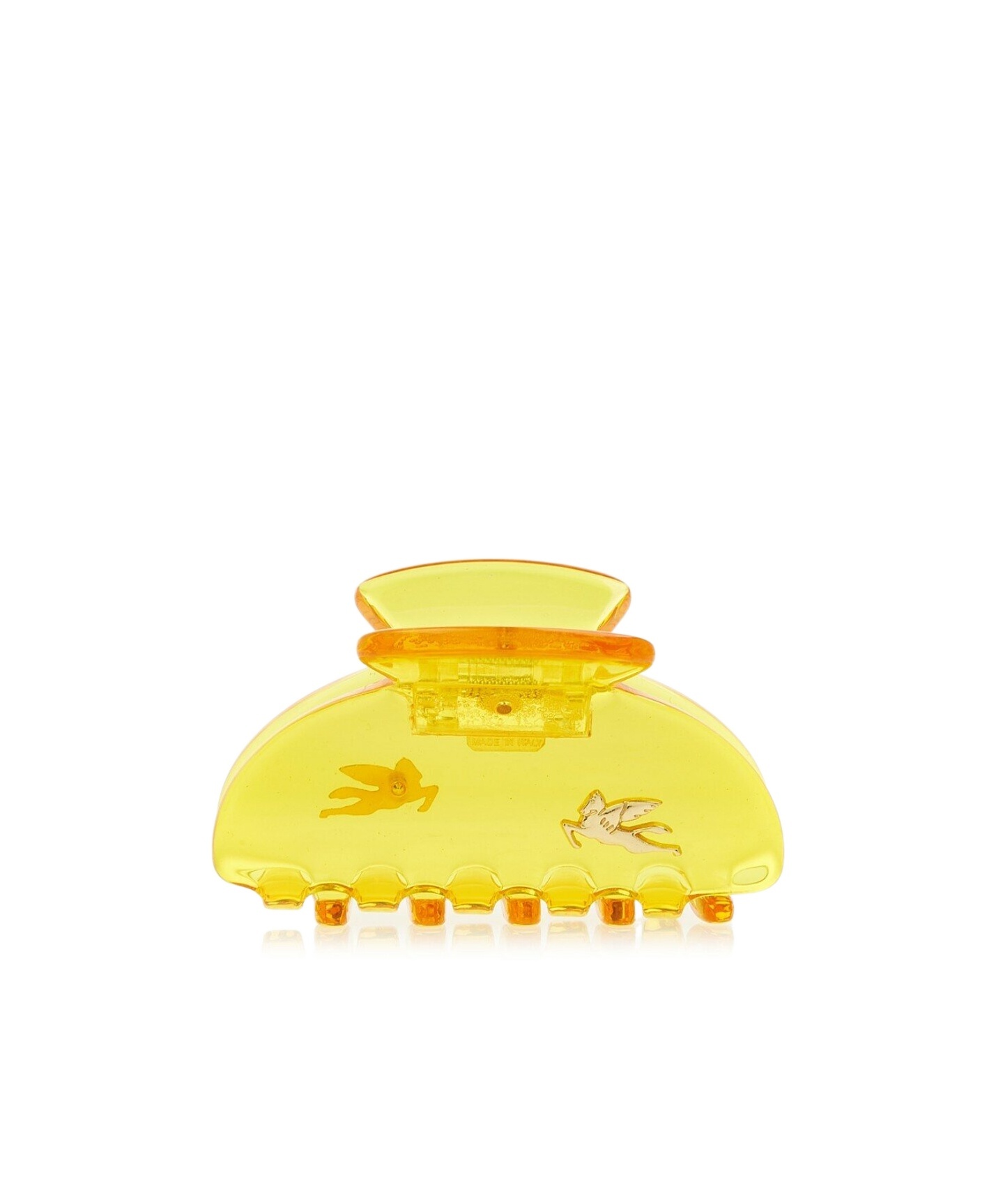Etro Logo Hair Accessories In Yellow