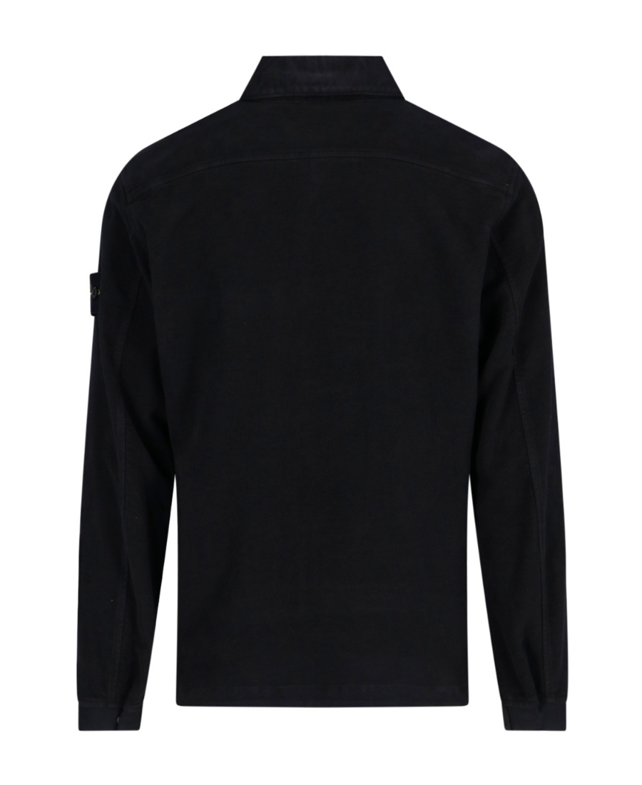 STONE ISLAND COMPASS-PATCH FLAP-POCKET SHIRT