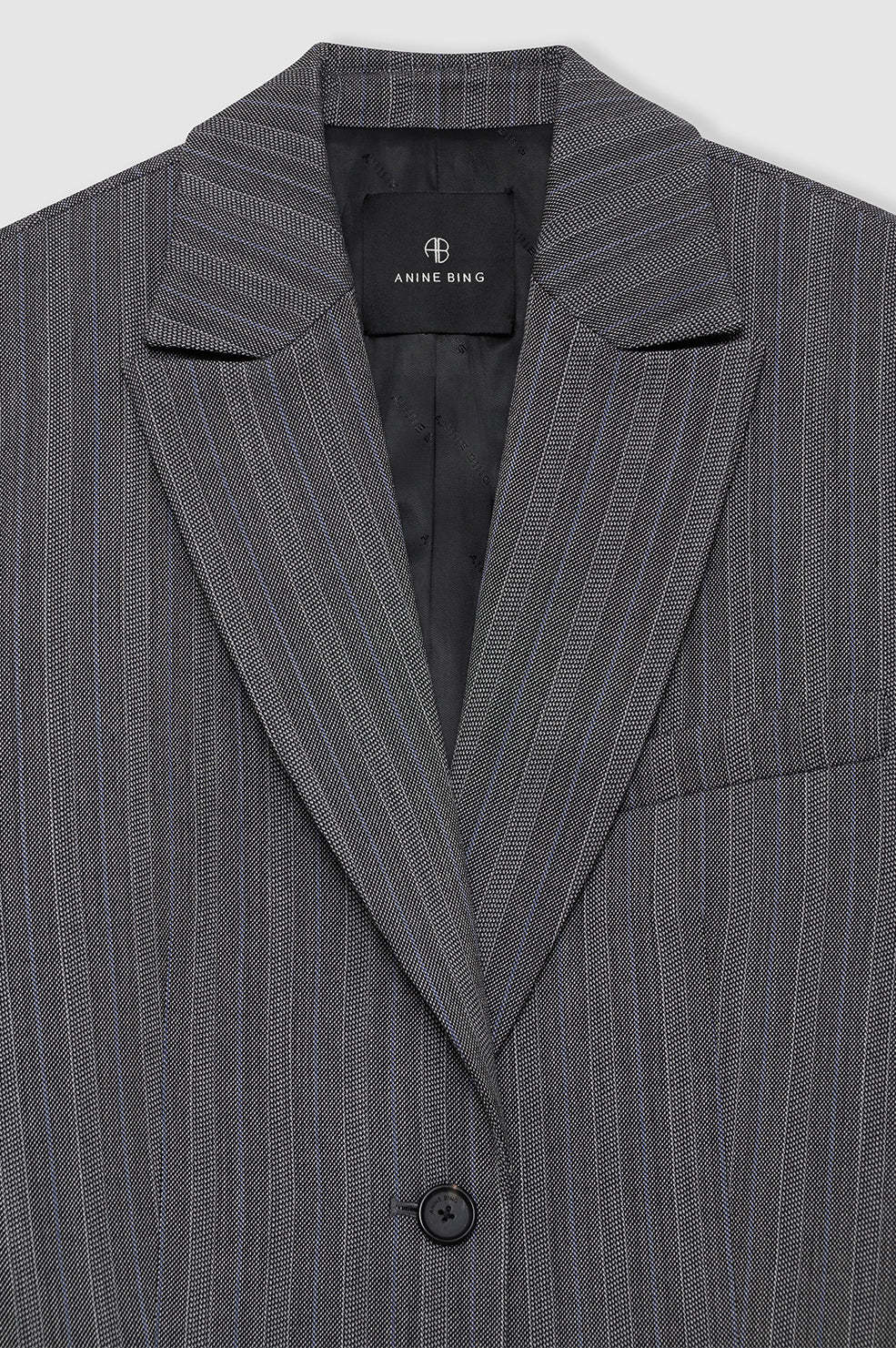 ANINE BING SINGLE-BREASTED BLAZER