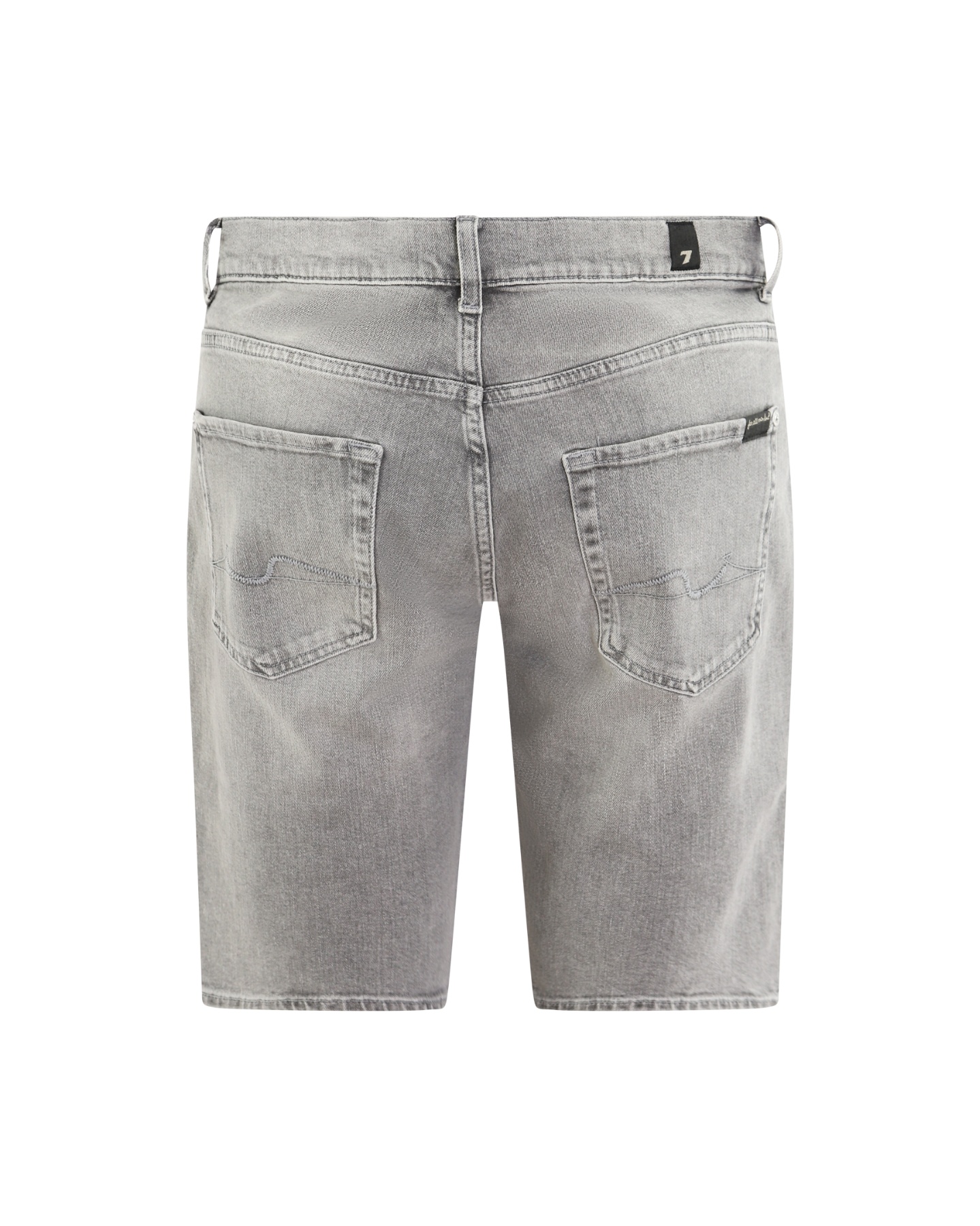 7 For All Mankind Heren Regular Shorts Spin In Gray