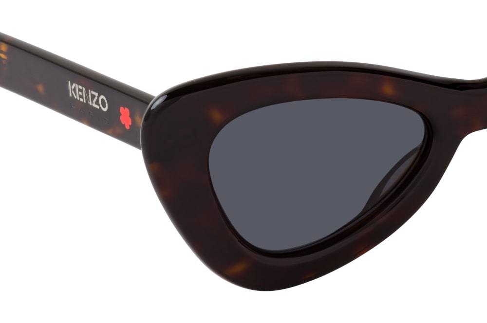 Kenzo Logo Sunglasses In Black
