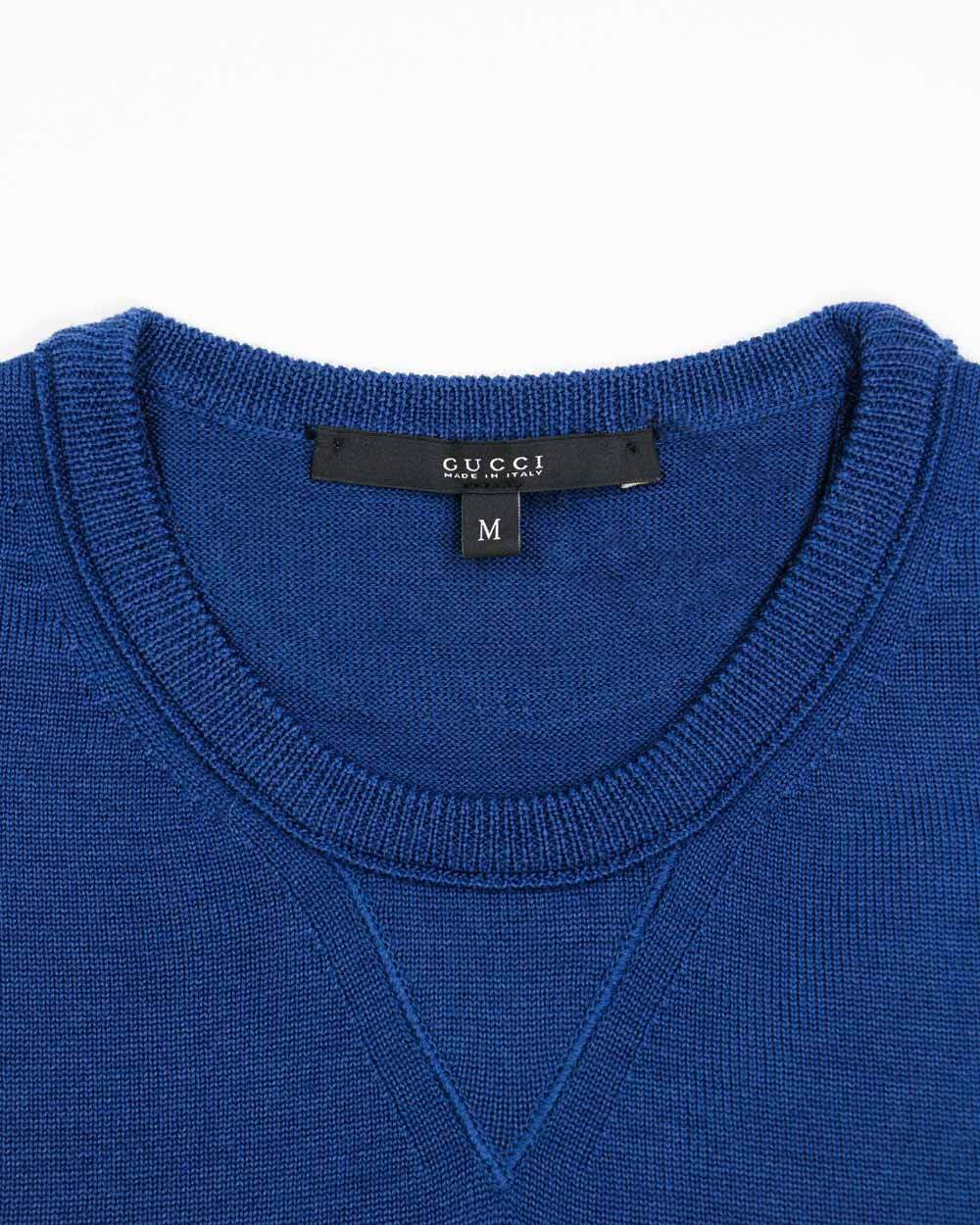 GUCCI LOGO KNITTED PULLOVER