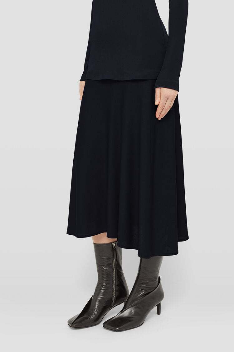 JIL SANDER FLARED SKIRT DRESS