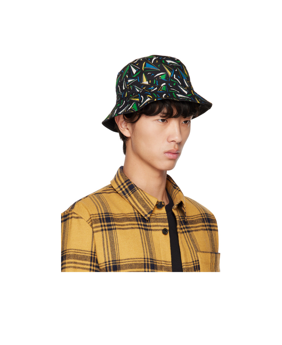 Apc Multicolor & Black Bob Mark Bucket Hat In Multicolor