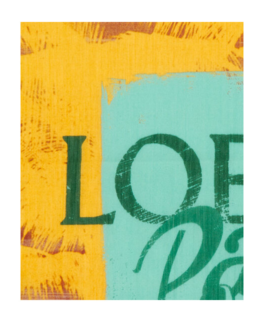 Loewe Palm Bandana In Cotton And Silk
