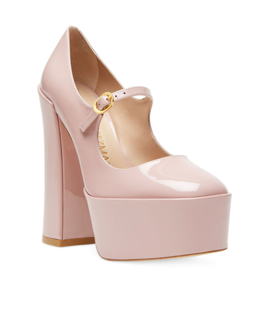 Stuart Weitzman Round-toe 150mm Pumps In Nude